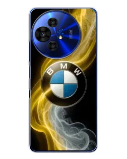 Чохол для TCL 50 Pro NxtPaper з картинкою «Золотистий дим BMW»