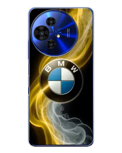 Чохол для TCL 50 Pro NxtPaper з картинкою «Золотистий дим BMW»