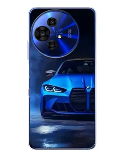 Чохол для TCL 50 Pro NxtPaper з картинкою «Блакитна BMW M4»