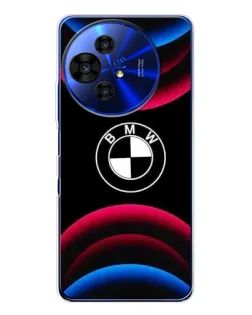 Чохол для TCL 50 Pro NxtPaper з картинкою «Логотип BMW та неонові дуги»
