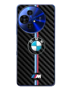 Чохол для TCL 50 Pro NxtPaper з картинкою «Емблема BMW та карбон»