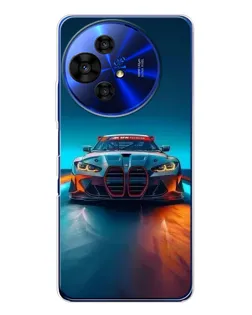Чохол для TCL 50 Pro NxtPaper з картинкою «BMW — вогні неону»