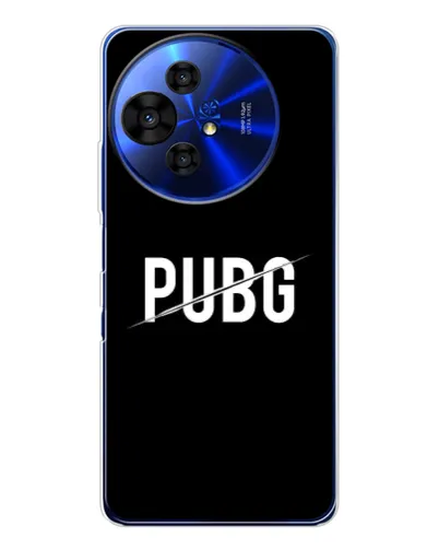 Чохол для TCL 50 Pro NxtPaper з картинкою «PUBG — білий логотип»