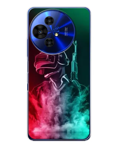 Чохол для TCL 50 Pro NxtPaper з картинкою «PUBG — вогняний воїн»