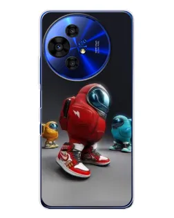 Чохол для TCL 50 Pro NxtPaper з картинкою «Among Us — 3D стиль»
