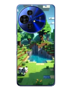Чохол для TCL 50 Pro NxtPaper з картинкою «Minecraft літній день»