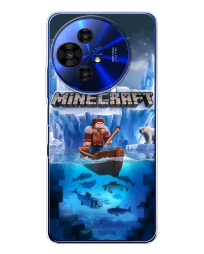 Чохол для TCL 50 Pro NxtPaper з картинкою «Minecraft льодянийсвіт» Чохол для TCL 50 Pro NxtPaper з картинкою «Minecraft льодянийсвіт»