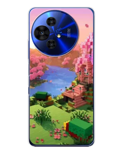 Чохол для TCL 50 Pro NxtPaper з картинкою «Рожеве дерево Minecraft» Чохол для TCL 50 Pro NxtPaper з картинкою «Рожеве дерево Minecraft»