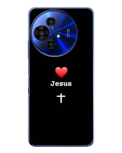 Чохол для TCL 50 Pro NxtPaper з картинкою «Серце - Jesus» Чохол для TCL 50 Pro NxtPaper з картинкою «Серце - Jesus»
