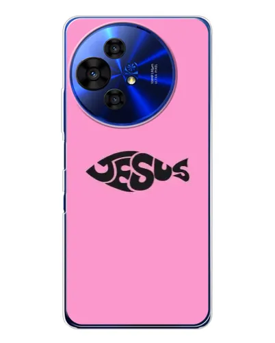 Чохол для TCL 50 Pro NxtPaper з картинкою «Рожевий символ Jesus» Чохол для TCL 50 Pro NxtPaper з картинкою «Рожевий символ Jesus»