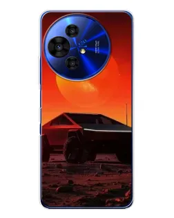 Чохол для TCL 50 Pro NxtPaper з картинкою «Cybertruck на Марсі»