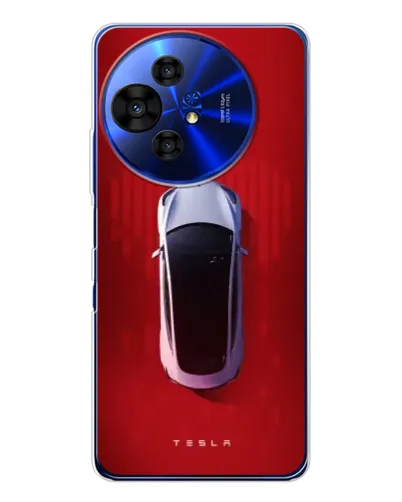 Чохол для TCL 50 Pro NxtPaper з картинкою «Tesla Top View» Чохол для TCL 50 Pro NxtPaper з картинкою «Tesla Top View»