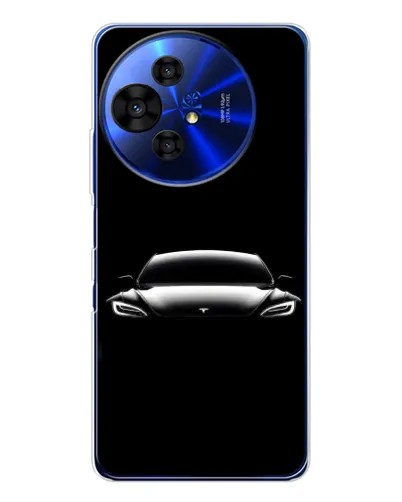 Чохол для TCL 50 Pro NxtPaper з картинкою «Фари Tesla Night» Чохол для TCL 50 Pro NxtPaper з картинкою «Фари Tesla Night»