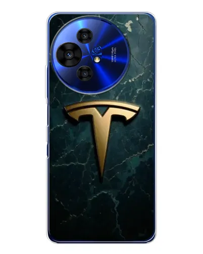 Чохол для TCL 50 Pro NxtPaper з картинкою «Мармурова Tesla Gold» Чохол для TCL 50 Pro NxtPaper з картинкою «Мармурова Tesla Gold»
