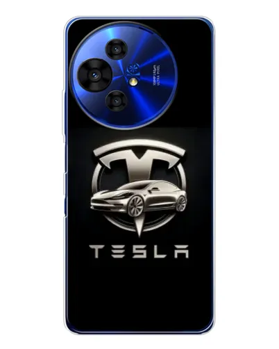 Чохол для TCL 50 Pro NxtPaper з картинкою «Tesla — срібне авто» Чохол для TCL 50 Pro NxtPaper з картинкою «Tesla — срібне авто»