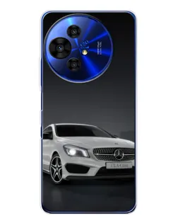 Чохол для TCL 50 Pro NxtPaper з картинкою «Mercedes AMG GT Silver»