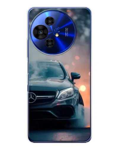 Чохол для TCL 50 Pro NxtPaper з картинкою «Mercedes — нічне місто»