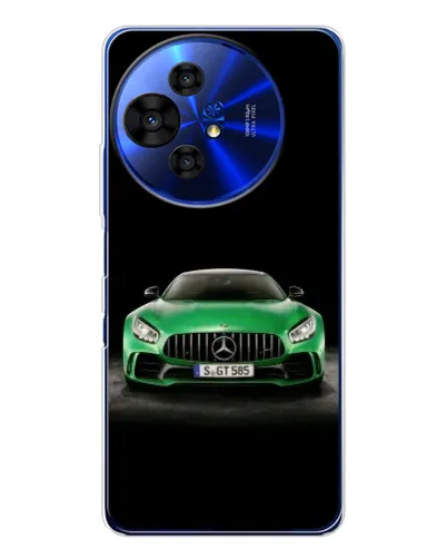 Чохол для TCL 50 Pro NxtPaper з картинкою «Mercedes — неоновий лого»