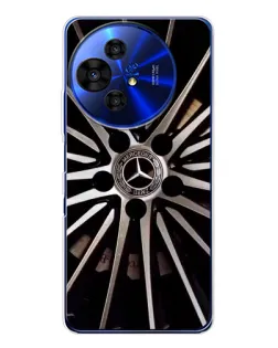 Чохол для TCL 50 Pro NxtPaper з картинкою «Диск Mercedes»