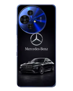 Чохол для TCL 50 Pro NxtPaper з картинкою «Mercedes — решітка радіатора»