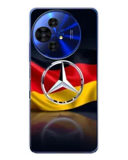 Чохол для TCL 50 Pro NxtPaper з картинкою «Mercedes — прапор Німеччини»