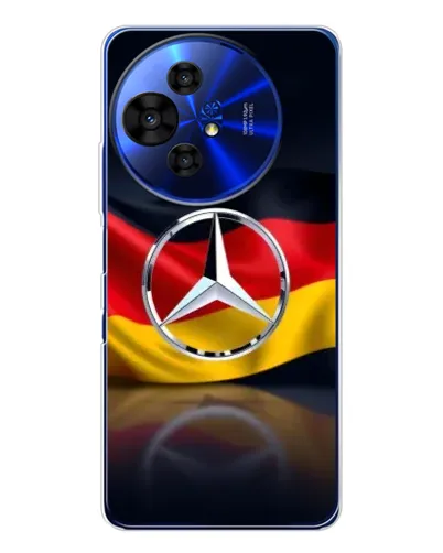 Чохол для TCL 50 Pro NxtPaper з картинкою «Mercedes — прапор Німеччини»