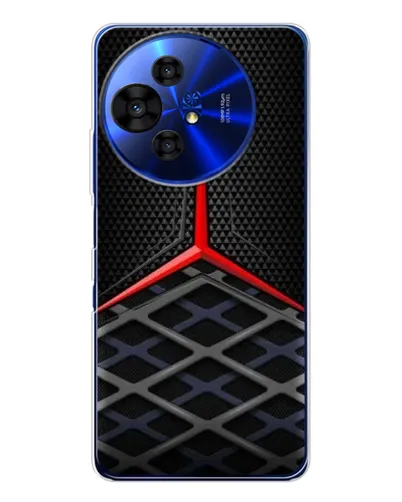 Чохол для TCL 50 Pro NxtPaper з картинкою «Mercedes Carbon Grid»