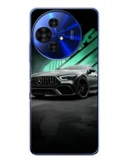 Чохол для TCL 50 Pro NxtPaper з картинкою «Темний Mercedes AMG»