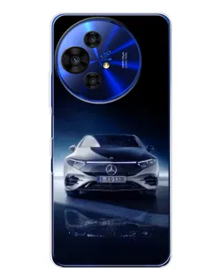 Чохол для TCL 50 Pro NxtPaper з картинкою «Нічний Mercedes EQ»