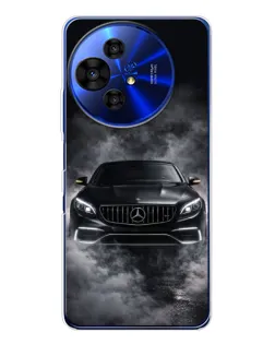 Чохол для TCL 50 Pro NxtPaper з картинкою «Mercedes у диму»