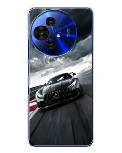 Чохол для TCL 50 Pro NxtPaper з картинкою «Гоночний Mercedes AMG»