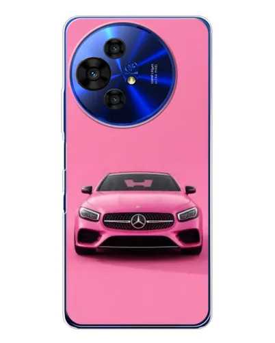Чохол для TCL 50 Pro NxtPaper з картинкою «Рожевий Mercedes AMG»