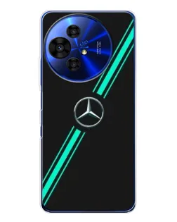 Чохол для TCL 50 Pro NxtPaper з картинкою «Спортивні лінії Mercedes»