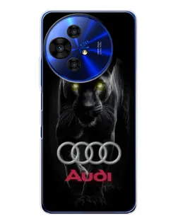 Чохол для TCL 50 Pro NxtPaper з картинкою «Пантера та Audi»
