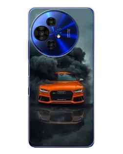 Чохол для TCL 50 Pro NxtPaper з картинкою «Audi у хмарах диму»