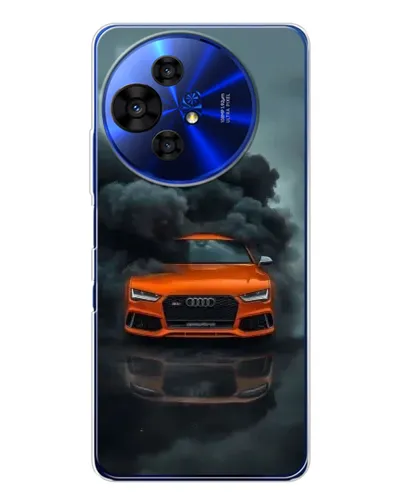 Чохол для TCL 50 Pro NxtPaper з картинкою «Audi у хмарах диму»