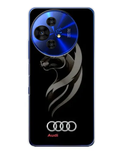 Чохол для TCL 50 Pro NxtPaper з картинкою «Графіка — пантера та Audi»