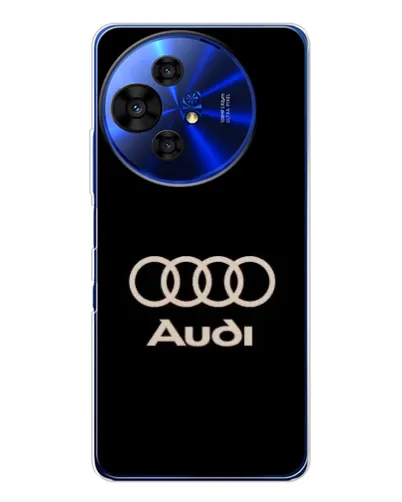 Чохол для TCL 50 Pro NxtPaper з картинкою «Audi — золотий логотип»