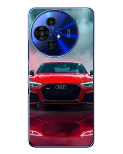 Чохол для TCL 50 Pro NxtPaper з картинкою «Audi RS — червоний стиль»