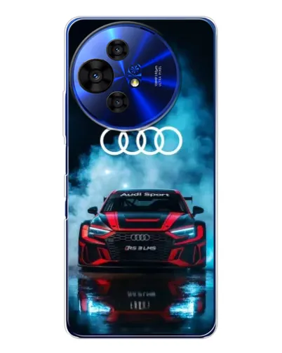 Чохол для TCL 50 Pro NxtPaper з картинкою «Audi Sport — неон»