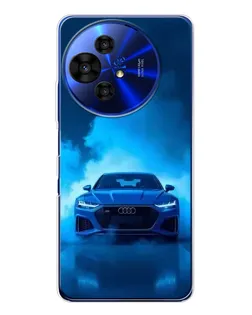 Чохол для TCL 50 Pro NxtPaper з картинкою «Audi — блакитна енергія»