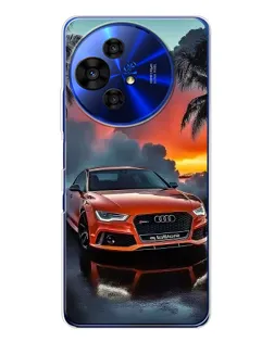 Чохол для TCL 50 Pro NxtPaper з картинкою «Audi — захід сонця»