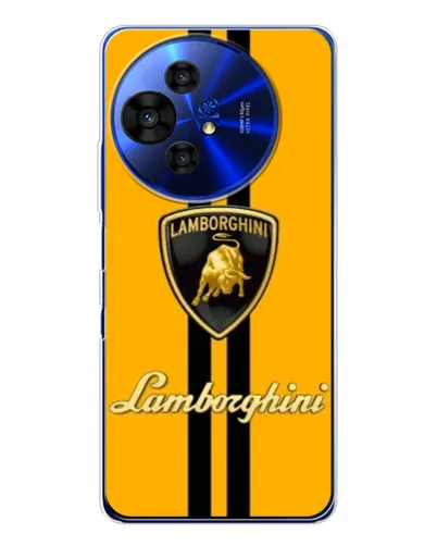 Чохол для TCL 50 Pro NxtPaper з картинкою «Lamborghini Stripe жовтий» Чохол для TCL 50 Pro NxtPaper з картинкою «Lamborghini Stripe жовтий»