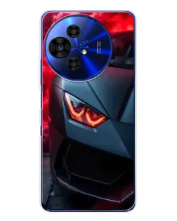 Чохол для TCL 50 Pro NxtPaper з картинкою «Lamborghini червоне сяйво»