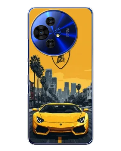 Чохол для TCL 50 Pro NxtPaper з картинкою «Жовтий Lamborghini місто» Чохол для TCL 50 Pro NxtPaper з картинкою «Жовтий Lamborghini місто»