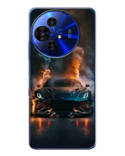 Чохол для TCL 50 Pro NxtPaper з картинкою «Lamborghini димна естетика»