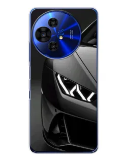 Чохол для TCL 50 Pro NxtPaper з картинкою «Lamborghini фари деталізація»