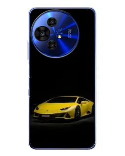 Чохол для TCL 50 Pro NxtPaper з картинкою «Lamborghini жовтий акцент»