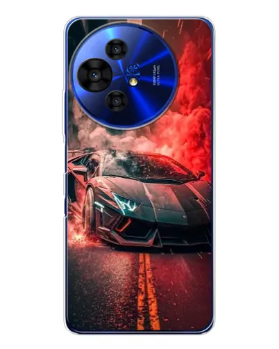 Чохол для TCL 50 Pro NxtPaper з картинкою «Lamborghini червоний дим» Чохол для TCL 50 Pro NxtPaper з картинкою «Lamborghini червоний дим»