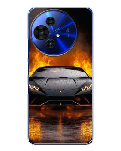 Чохол для TCL 50 Pro NxtPaper з картинкою «Lamborghini у вогні» Чохол для TCL 50 Pro NxtPaper з картинкою «Lamborghini у вогні»